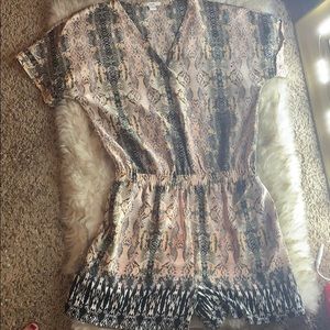 Snakeskin Romper